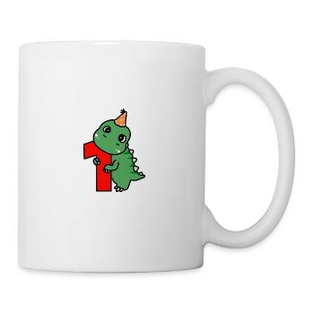 Dino Birthday One - Mug - white - Right