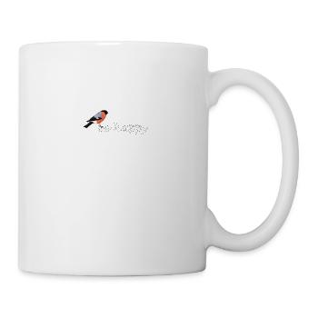Gimpel Be Happy Bird Optimist Fröhlich Garden - Mug - white - Right