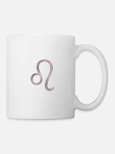 Löwe Sternzeichen - Tasse - Weiß