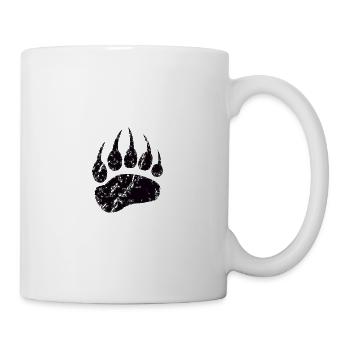 Bearded paw bear claw - Mug - white - Right