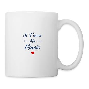 Je t'aime ma Mamie - Mug blanc - blanc - Droite