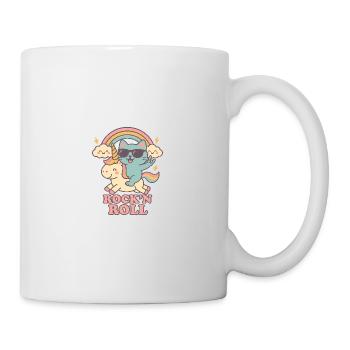 Rock'n'Roll Kitty Ride - Mug - white - Right