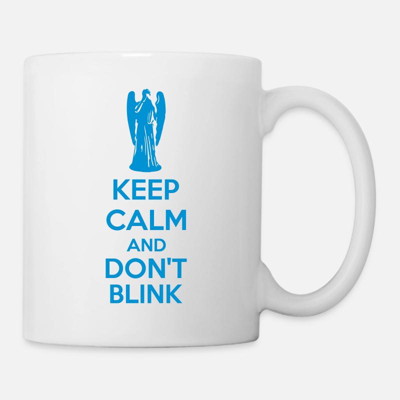 Keep Calm And Don't Blink - Mug blanc - blanc