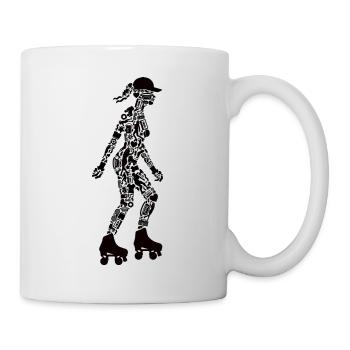 Roller Skating Girls Roller Skating Roller Skating - Mug - white - Right