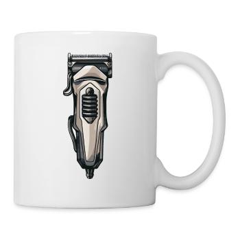 Tondeuse à cheveux Coiffeur - Mug blanc - blanc - Droite