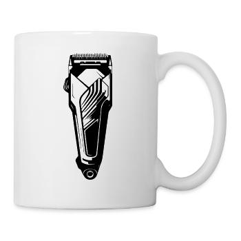 Hair clippers hairdresser icon - Mug - white - Right