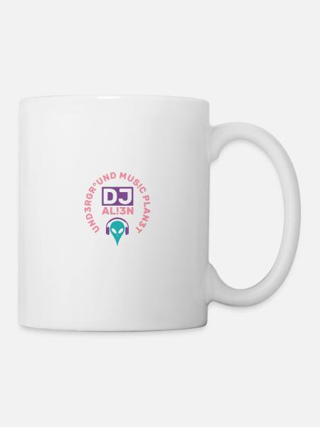 DJ Alien Undergraund Music - Tasse - Weiß