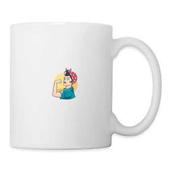 Féminisme Droits des femmes - Mug blanc - blanc - Droite