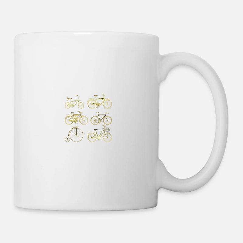 Fahrrad - Tasse - Weiß