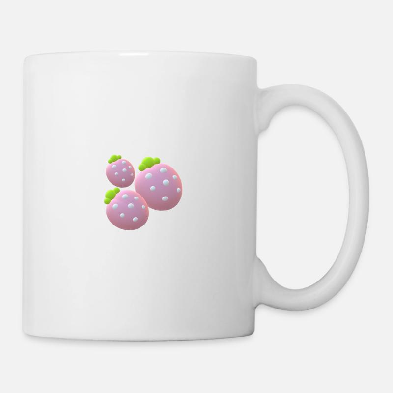Erdbeeren... - Tasse - Weiß