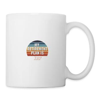 My Retirement Plan is Ripple, XRP- Funny Crypto - Mug - white - Right