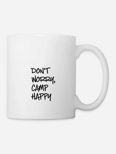 camping - Tasse - Weiß