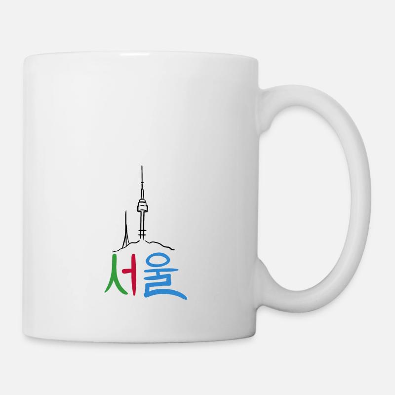 Séoul - Mug blanc - blanc