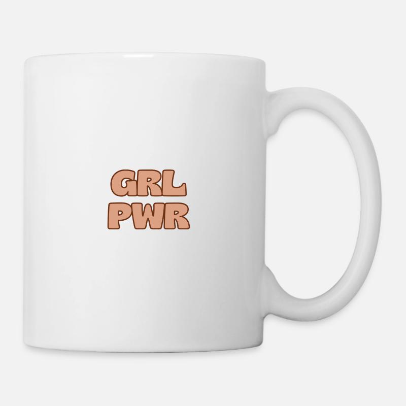 Le pouvoir des filles - Mug blanc - blanc