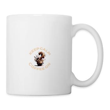 Kaffee Smash - Tasse - Weiß - Rechts