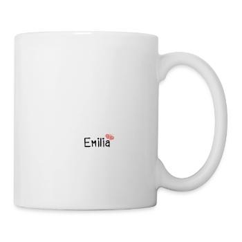 Nom - Emilia - Mug blanc - blanc - Droite