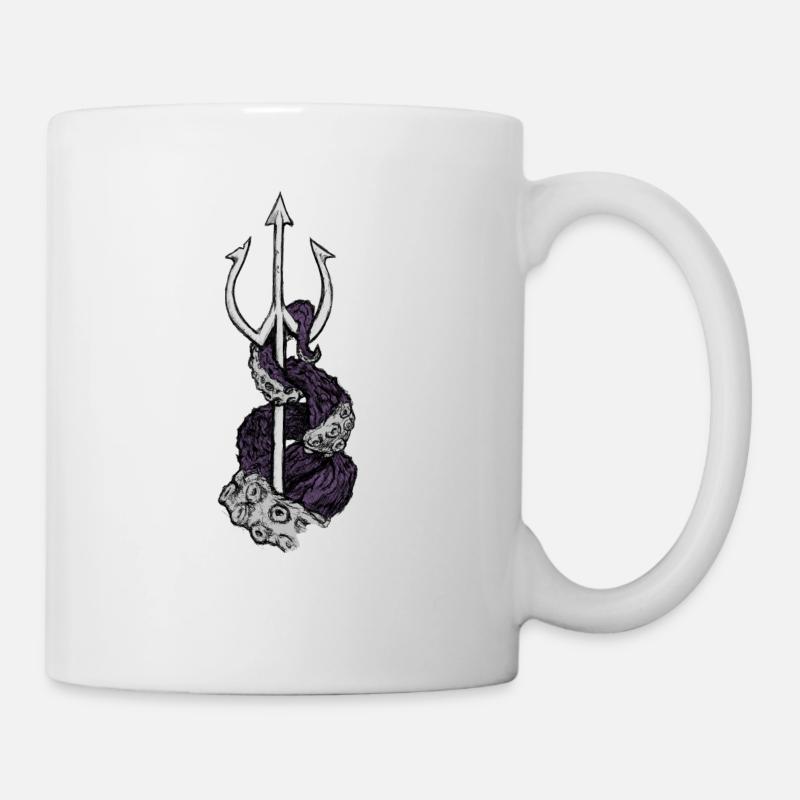 Tentacule & Trident - Mug blanc - blanc