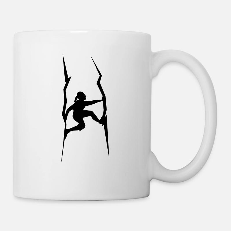 fireplace climbers - Mug - white