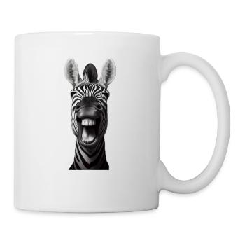 Lachender Esel 2 - Tasse - Weiß - Rechts