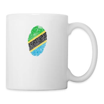 Fingerprint - Tansania - Tasse - Weiß - Rechts