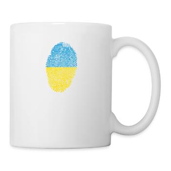 Empreintes digitales - Ukraine - Mug blanc - blanc - Droite