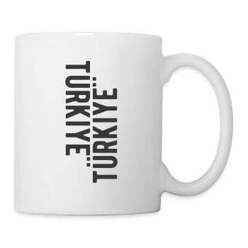 Türkiye Turkey lettering Turkish language saying - Mug - white - Right