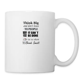 Life is to short.... - Tasse - Weiß - Rechts