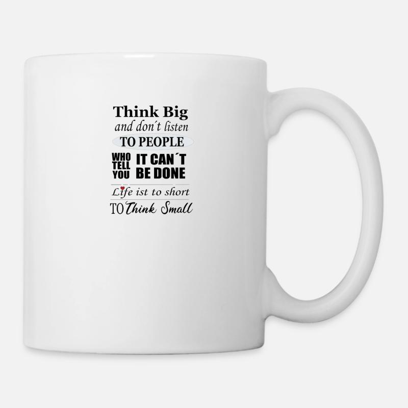 Life is to short.... - Tasse - Weiß