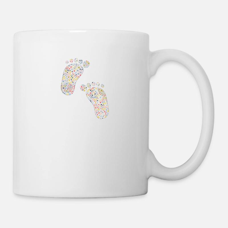 pieds - Mug blanc - blanc