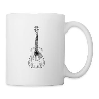 Guitar Silhouette - Mug - white - Right