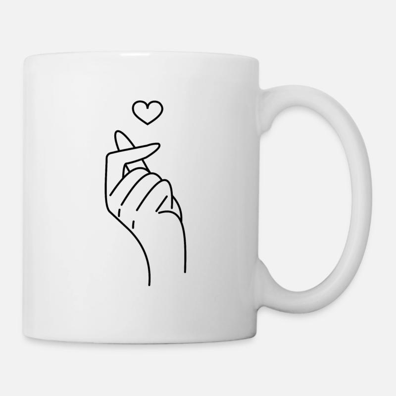 LES MAINS DE LA SAINT VALENTIN - Mug blanc - blanc
