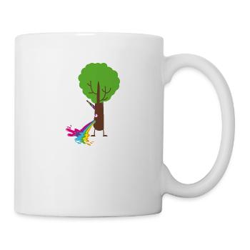 Environmental protection, nature conservation, nature lovers, tree - Mug - white - Right