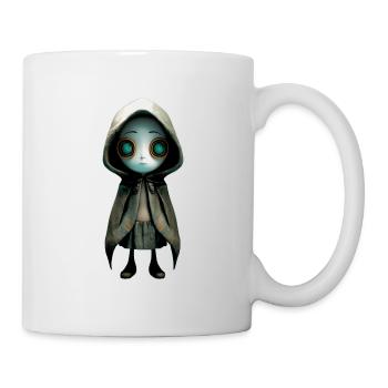Niedliches Monster - Tasse - Weiß - Rechts