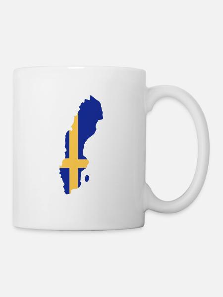 Schweden - Tasse - Weiß
