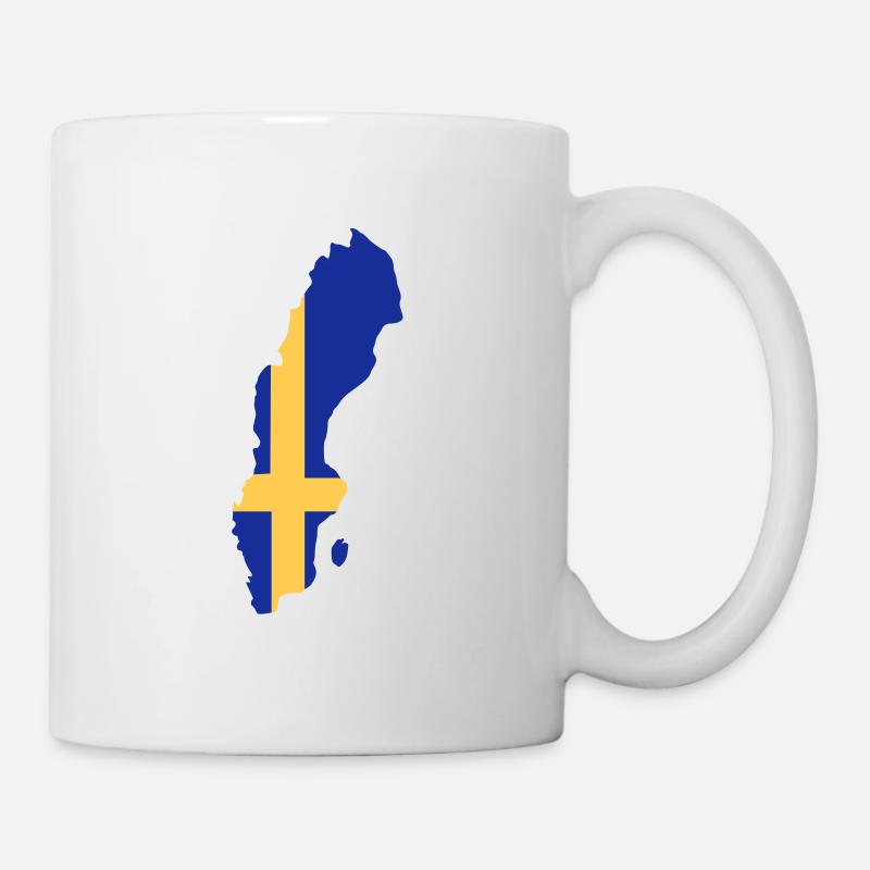 Schweden - Tasse - Weiß