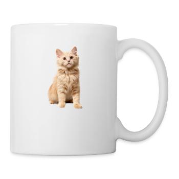 Chat roux - Mug blanc - blanc - Droite