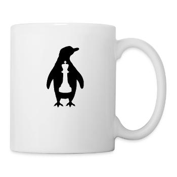 Chess Checkmate Chess Player "Penguin King" - Mug - white - Right