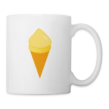 Ice Cream Vanilla Ice Cream - Mug - white - Right