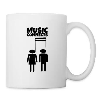 Music connects - Mug - white - Right