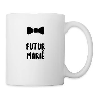 Futur marié - Mug blanc - blanc - Droite