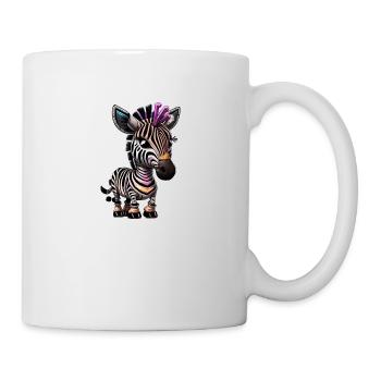 Robot zèbre - Mug blanc - blanc - Droite
