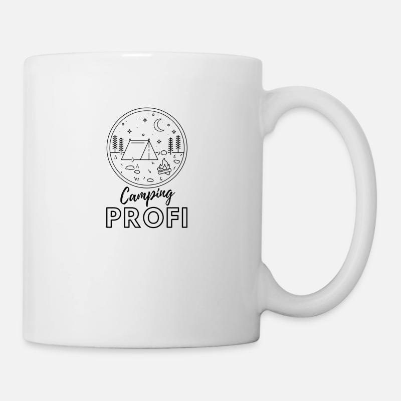 Camping Profi - Tasse - Weiß