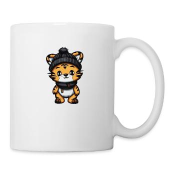 Bande dessinée Tiger Winter - Mug blanc - blanc - Droite