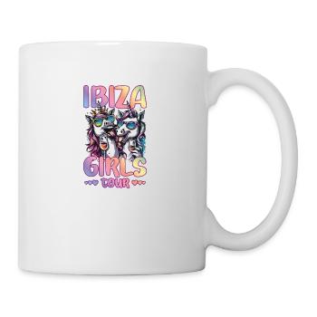 Ibiza Girls Tour Unicorn Party Holidays - Mug - white - Right