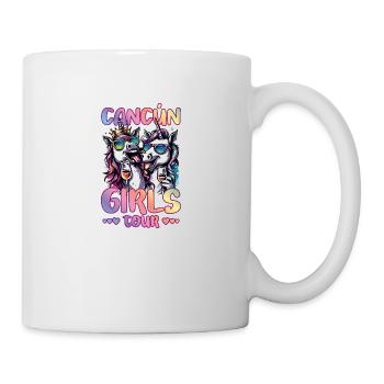 Visite des filles de Cancún au Mexique - Mug blanc - blanc - Droite