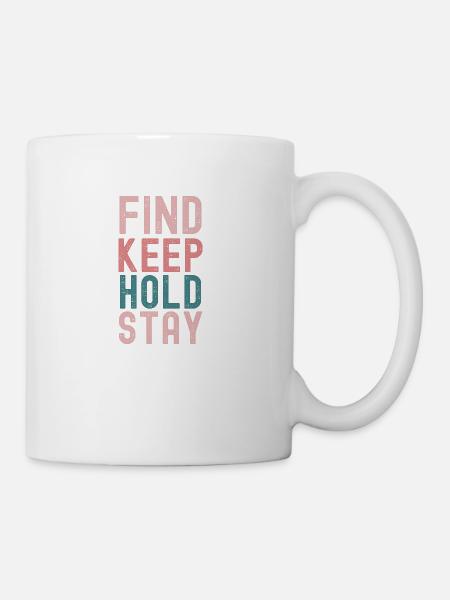 "Philosophie der Permanenz" - Tasse - Weiß
