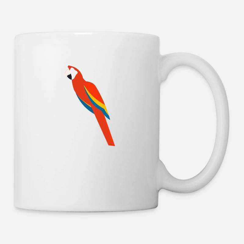 Papagei - Tasse - Weiß