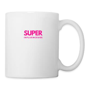 SUPER Influencer - Tasse - Weiß - Rechts