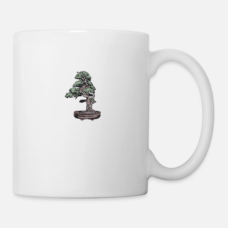 Bonsai - Tasse - Weiß
