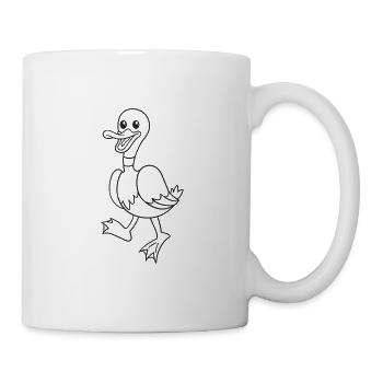 Duck, duck, bird, gift, gift idea - Mug - white - Right